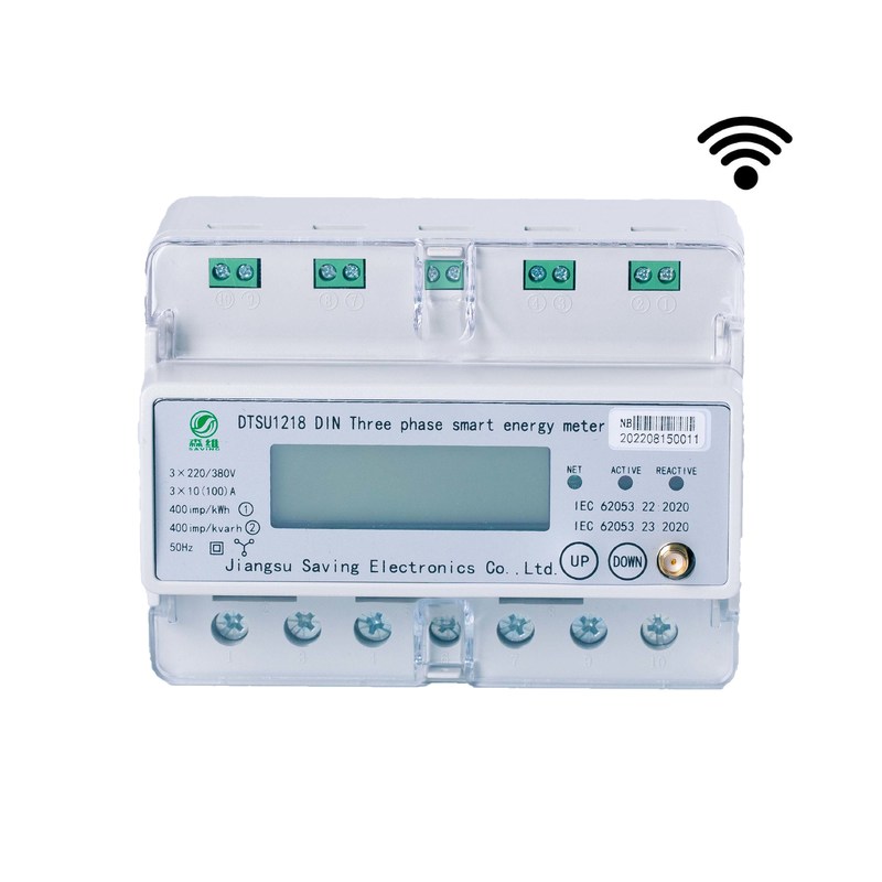 25℃ To +55℃ Din Rail Power Meter 3 Phase Smart Meter And Prepaid Meter