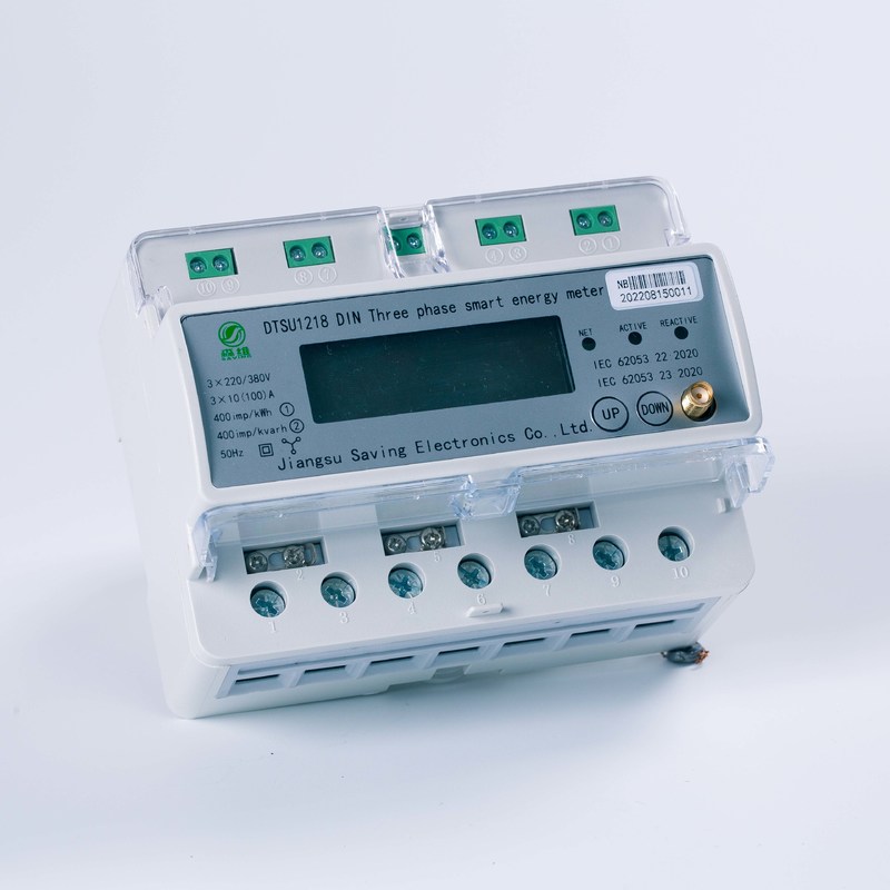 Four Wire 3 Phase Kwh Meter Din Rail Power Meter Wireless Wifi