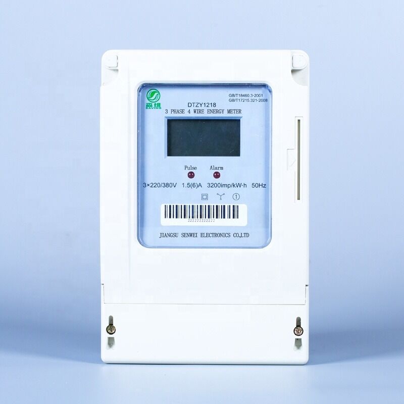 Remote Meter Reading Smart IC Card Electricity Meter IEC62053-21 ...