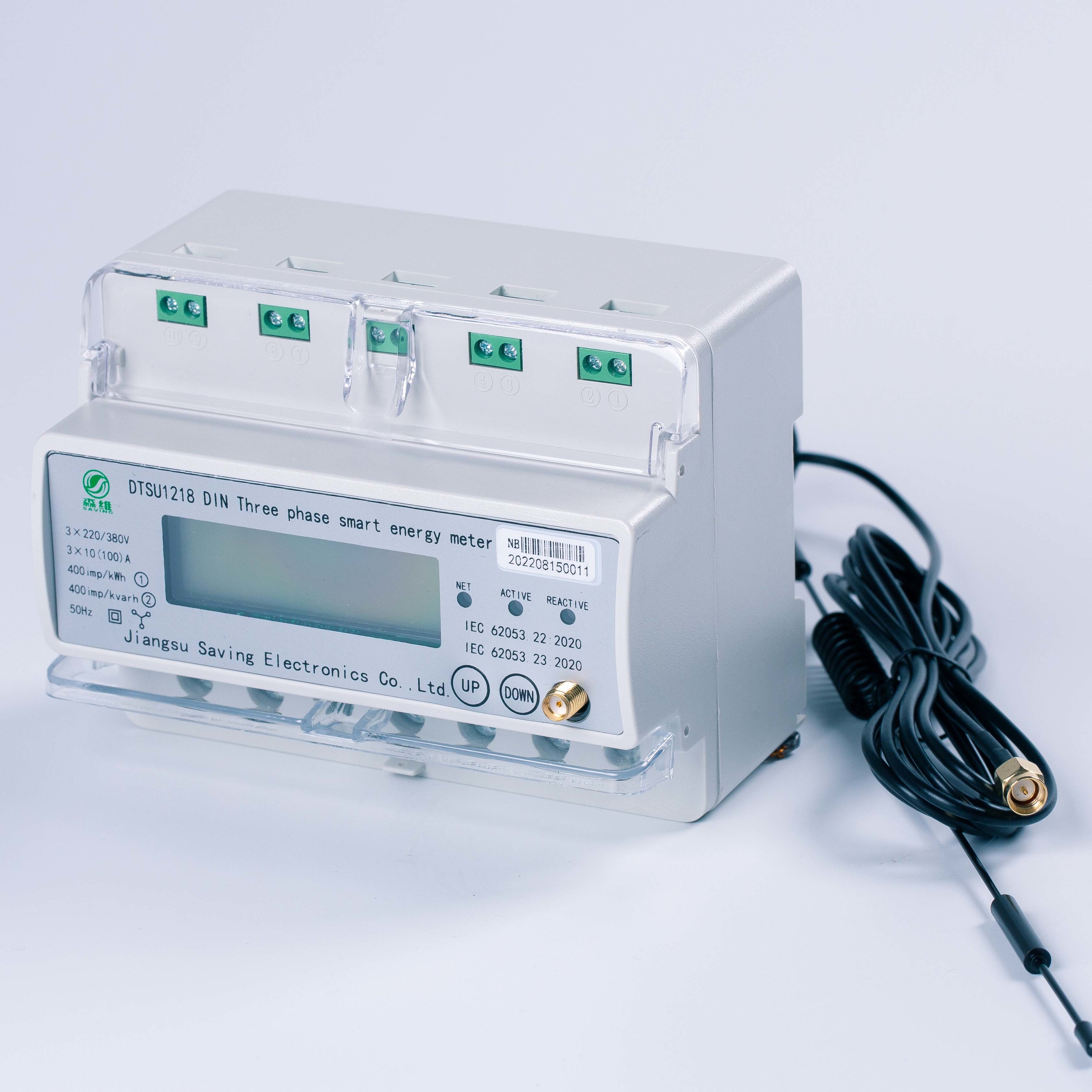 Wifi Portable Din Rail 3 Phase Energy Meter 230 Electric Energy Meter 3 ...