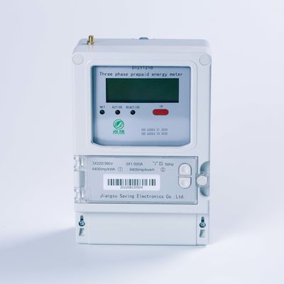 5A 220V Lora Three Phase Prepaid Energy Meter Smart Meter For Prepayment